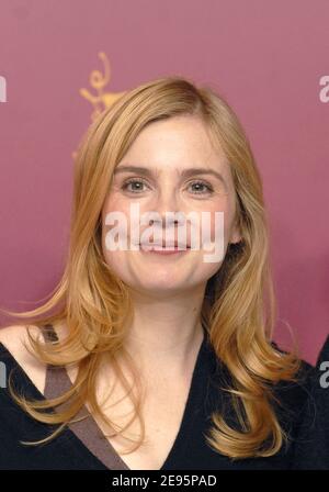 L'attrice francese Isabelle Carre partecipa alla fotocellula del film 'Quatres Etoiles' durante il 56° Berlinale, Festival Internazionale del Cinema di Berlino, Germania, il 11 febbraio 2006. Foto di Bruno Klein/ABACAPRESS.COM Foto Stock