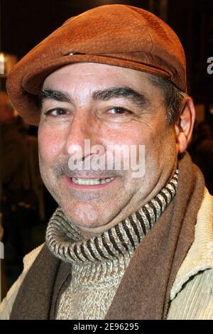 Esclusivo. Il presentatore francese Patrice Drevet (R) Michel la Rosa (L) alla Fiera Internazionale dell'Agricoltura di Parigi, Francia, il 3 marzo 2006. Foto di Benoit Pinguet/ABACAPRESS.COM. Foto Stock