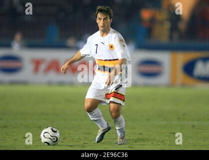 Figueiredo Paulo dell'Angola durante la Coppa Africana delle Nazioni 2006 al Cairo, Egitto, il 23 gennaio 2006. Foto di Christian Liegi/ABACAPRESS.COM. Foto Stock