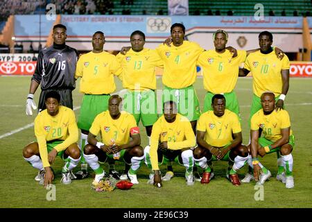 La squadra del Togo durante la Coppa Africana delle Nazioni 2006 inCairo Egitto il 24 gennaio 2006. Foto di Christian Liegi/ABACAPRESS.COM Foto Stock