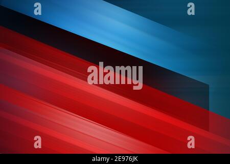 Sfondo astratto con linee diagonali rosse e blu