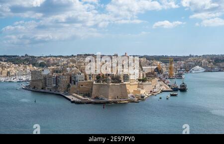 Senglea sull'isola di Malta è uno dei Tre città Foto Stock