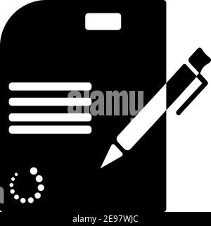 vettore icona di caricamento per l'invio dell'articolo Illustrazione Vettoriale