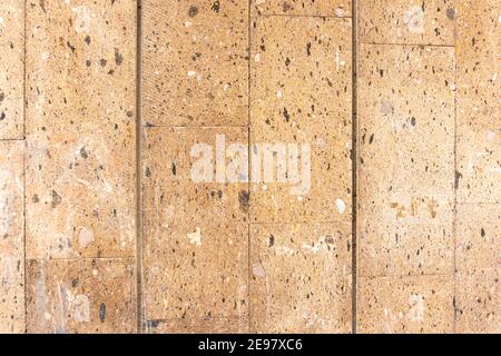 Parete in marmo, pietra liscia, sfondo in muratura in marmo Foto Stock