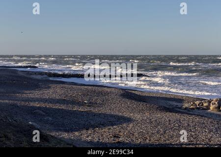 Gammel Skagen, North-Beach, Solnedgangskiosken Foto Stock