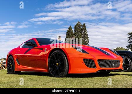 Ferrari 599 GTO in mostra al Concours d’Elegance tenuto A Blenheim Palace il 26 settembre 2020 Foto Stock