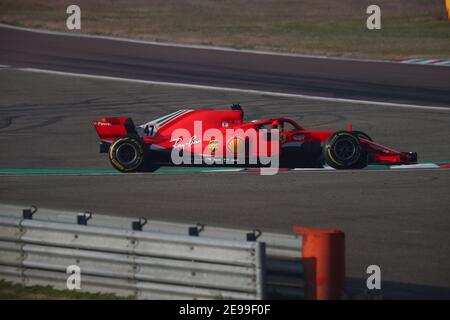 47 Mick Schumacher, Haas, Ferrari driver Accademia guidare la Ferrari SF71H a Fiorano, Modena. Foto Stock