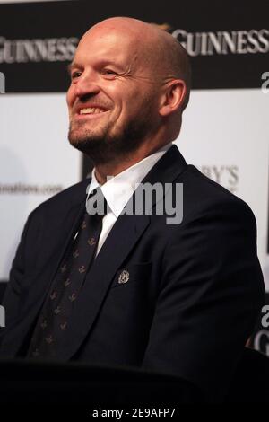 Londra, Regno Unito. 22 gennaio 2020. File photo from 2020.Scotland rugby allenatore capo squadra Gregor Townsend durante il giorno di lancio del Guinness Six Nations Championship. Lancio del torneo Guinness Six Nations 2020 al Tobacco Dock di Tobacco Quay, Londra, mercoledì 22 gennaio 2020. Questa immagine può essere utilizzata solo per scopi editoriali. Solo per uso editoriale, foto di Steffan Bowen/ Credit: Andrew Orchard sports photography/Alamy Live News Foto Stock