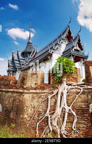 Sanphet Prasat Palace, antica città di Bangkok, Tailandia Foto Stock