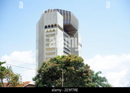 La Banca degli Stati dell'Africa centrale (BEAC), sede dell'Unione monetaria multinazionale regionale Foto Stock