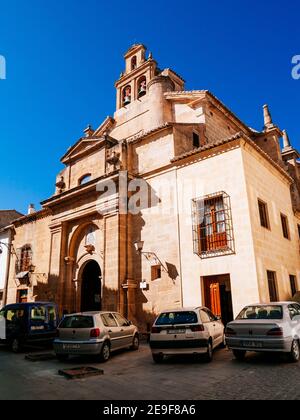 Chiesa di nostra Signora dei dolori - Iglesia de Nuestra Señora de las Angustias. Attuale sede della parrocchia di Santo Domingo de Silos, la più antica della città. Foto Stock