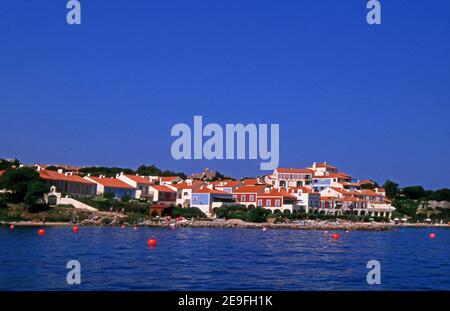 Palau, Sardegna, Italia. Porto Faro Village and Resort (scannerizzato dalla slide del colore) Foto Stock