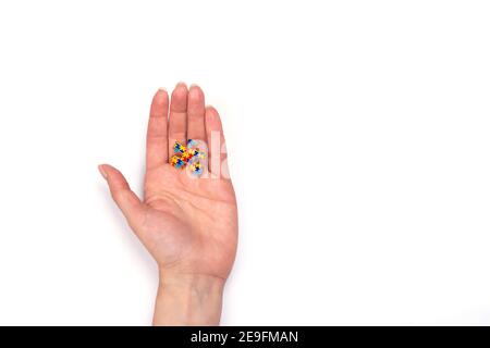 Giornata mondiale della consapevolezza del disturbo dell'autismo Foto Stock