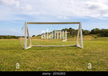 South Shields UK: 29 luglio 2020: Faro di Souter e Leas in una bella giornata estiva Foto Stock