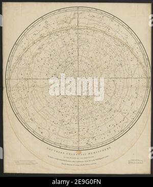 Emisfero Celeste Nord (Sud) sul piano dell'Equatore, sul quale è ... definito i confini delle costellazioni, e tutte le stelle alla sesta grandezza compreso dal Catalogu astronomico informazioni del libro: Titolo: Emisfero Celestiale settentrionale (meridionale) sul piano dell'Equatore, sul quale è ... definito i confini delle costellazioni, e tutte le stelle alla sesta grandezza compreso; dal catalogo astronomico del Rev. Wollaston. 1.67. Luogo di pubblicazione: London Editore: J. Cary, Data di pubblicazione: 1809 Foto Stock