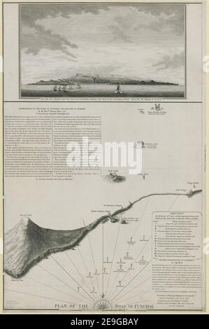 INDAGINE GEOIDROGRAFICA DELL'ISOLA DI MADEIRA CON DEZERTAS E LE ISOLE PORTO SANTO AUTORE JOHNSTON, WILLIAM 117.121-122. Luogo di pubblicazione: [London] Editore: Pubblicato il 1 gennaio 1791. Da W. Faden, Charing Cross., Data di pubblicazione: [1791.] Tipo di articolo: 1 mappa su due fogli dimensioni: 57 x 75 cm e 58 x 38 cm ex proprietario: Giorgio III, Re di Gran Bretagna, 1738-1820 Foto Stock