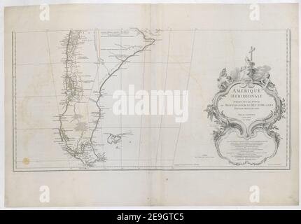 AMEÃÅRIQUE MEÃÅRIDONALE autore Anville, Jean Baptiste Bourguignon d' 124.10.a-c.. Luogo di pubblicazione: Parigi Editore: [Jean Baptiste Bourguignon d‚ÄôAnville] Chez l'Auteur, aux Galeries du Louvre., Data di pubblicazione: [1748.] Tipo di articolo: 1 mappa su tre fogli dimensioni: 38 x 75 cm + 47 x 75 cm + 41 x 77 cm ex proprietario: Giorgio III, Re di Gran Bretagna, 1738-1820 Foto Stock