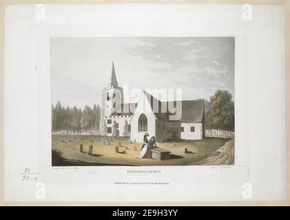 CHIESA DI HERTFORD. Autore Jukes, Francesco 15.53.a. Luogo di pubblicazione: LONDON Editore: Pub Jan 1 1793 by F. Jukes No10 Howland Street., Data di pubblicazione: [1 gennaio 1793] tipo di articolo: 1 stampa mezzo: Acquatinto e acquaforte con colorazione a mano dimensioni: Platemark 19.2 x 25.8 cm, su foglio 24.3 x 34.5 cm ex proprietario: Giorgio III, re di Gran Bretagna, 1738-1820 Foto Stock