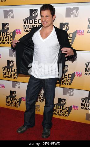 Nick Lachey arriva ai MTV Video Music Awards 2006 che si tengono presso la radio City Music Hall di New York City, NY, USA il 31 agosto 2006. Foto di Lionel Hahn/ABACAPRESS.COM Foto Stock