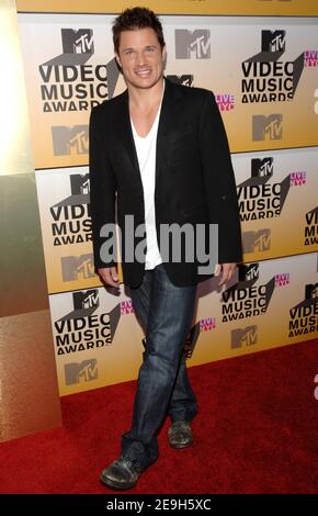 Nick Lachey arriva ai MTV Video Music Awards 2006 che si tengono presso la radio City Music Hall di New York City, NY, USA il 31 agosto 2006. Foto di Lionel Hahn/ABACAPRESS.COM Foto Stock