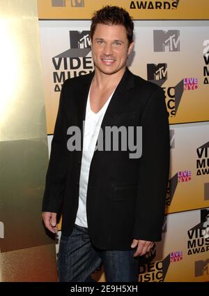 Nick Lachey arriva ai MTV Video Music Awards 2006 che si tengono presso la radio City Music Hall di New York City, NY, USA il 31 agosto 2006. Foto di Lionel Hahn/ABACAPRESS.COM Foto Stock