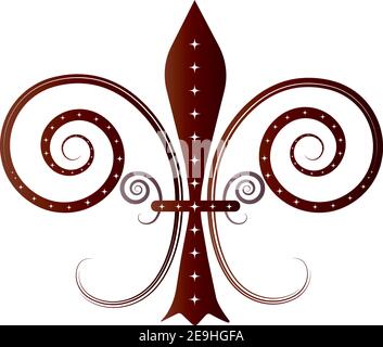 Fleur de lis Illustrazione Vettoriale