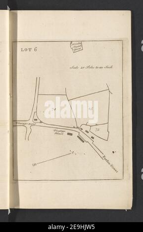 Un CATALOGO di tutte LE TERRE DEMESNE (con le varie erezioni su di esso) DEL più Nobile Guglielmo, duca di Powis, DECEDUTO, situato nella PARROCCHIA, e all'interno del MANIERO di Hendon, nella contea di Middlesex autore Messeder, Isaac 29.20.d. Luogo di pubblicazione: [Londra] Editore: Cataloghi stampati, con piani di ogni lotto, possono essere avuti del Sig. Messeder, a North-End, e a MR. Langford's nella Grande Piazza sopra., Data di pubblicazione: [1756.] Tipo di articolo: 18 mappe mezzo: Incisione su copperplate dimensioni: 23.7 x 14.8 cm ex proprietario: Giorgio III, Re Foto Stock