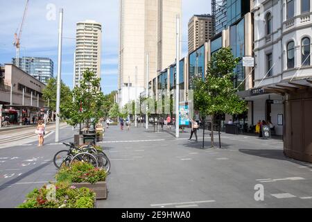 Area di Circular Quay presso Alfred Street nella città di Sydney Centro, NSW, Australia Foto Stock