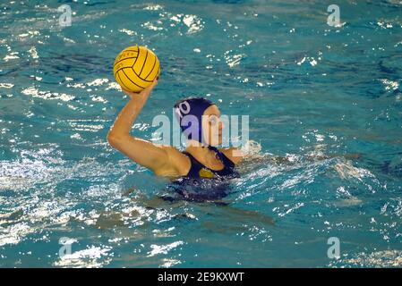 Verona, Italia. 05 febbraio 2021. Evgenia Soboleva - Kinef Surgutneftegas durante la CE Mediterrani vs Kinef Surgutneftgas, Waterpolo Eurolega incontro femminile a Verona, Italia, Febbraio 05 2021 Credit: Independent Photo Agency/Alamy Live News Foto Stock