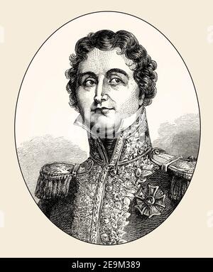 Il generale maresciallo Jean-de-Dieu Soult, dalle battaglie britanniche su terra e mare di James Grant Foto Stock