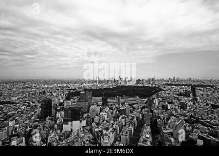 Vista sulla via Shibuya Foto Stock