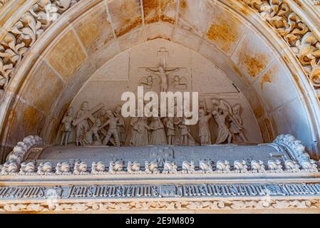 BATALHA, PORTOGALLO, 28 MAGGIO 2019: Tomba del re Giovanni i nel monastero di Batalha, Portogallo Foto Stock