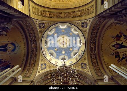 Italia, Friuli Venezia Giulia, Trieste, Chiesa Serbo-Ortodossa di San Spiridone, Duomo Foto Stock