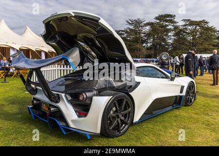 Zenvo TSR-S debutta al mondiale al Concours d’Elegance A Blenheim Palace il 26 settembre 2020 Foto Stock