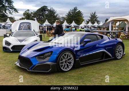 Zenvo TSR-S debutta al mondiale al Concours d’Elegance A Blenheim Palace il 26 settembre 2020 Foto Stock