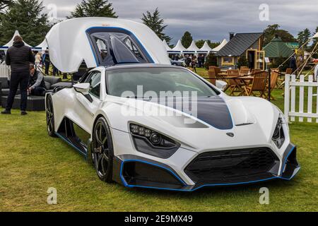 Zenvo TSR-S debutta al mondiale al Concours d’Elegance A Blenheim Palace il 26 settembre 2020 Foto Stock