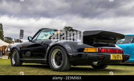 Porsche, Carrera Cabrio Super SPT in mostra al Concours d’Elegance tenutosi a Blenheim Palace il 26 settembre 2020 Foto Stock