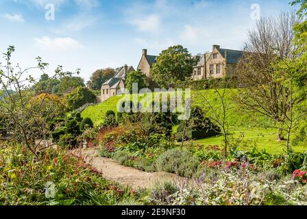 Giardini Mapperton nella contea di Dorset. Foto Stock