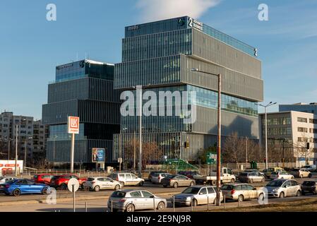 Advance Business Center o Center by GTC Group come L'edificio più nuovo e moderno degli uffici nel Sofia Business Park in Sofia Bulgaria Europa orientale UE AS Foto Stock
