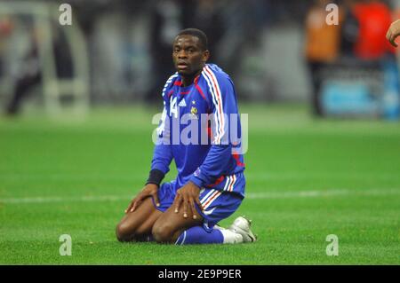 Francia Louis Saha durante la partita internazionale amichevole, Francia contro Grecia allo Stade de France, a Parigi, Francia il 15 novembre 2006. La Francia ha vinto 1-0. Foto di Gouhier-Taamallah/Cameleon/ABACAPRESS.COM Foto Stock