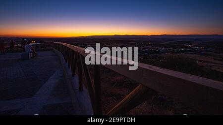 Tramonto a Toleda (in estate) Foto Stock