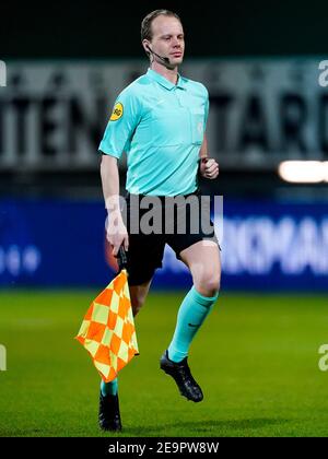 SITTARD, PAESI BASSI - 5 FEBBRAIO: {didascalia} durante la partita olandese Eredivisie tra Fortuna Sittard e Heracles Almelo allo stadio Fortuna Sittard Foto Stock