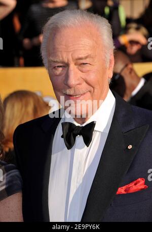 6 Feb 2021. FILE: Christopher Plummer Dies all'indirizzo 91. Los Angeles, Stati Uniti. 30 gennaio 2012. Christopher Plummer  252 Credit: Tsuni/USA/Alamy Live News Foto Stock