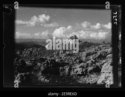 Monte Hermon e dintorni. Hermon. Il pittoresco paesaggio di montagna Foto Stock