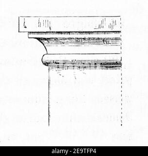 MZK 001 Nr 10 Charakteristik der Baudenkmale Böhmens - Fig. 04 San Giorgio Kapitäl Apsis. Foto Stock