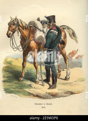 Napoleone Chasseur-a-Cheval di Bellange. Foto Stock