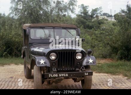 ESERCITO DEGLI STATI UNITI / Esercito degli Stati Uniti Geländewagen / Jeep Willys-Overland M38 Foto Stock