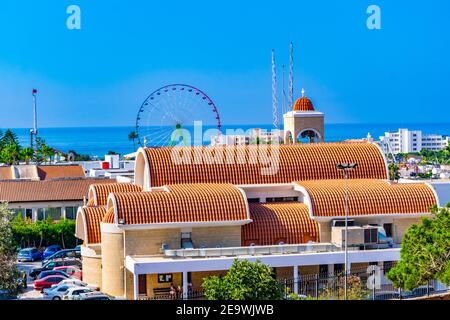 Chiesa di Agia Napa su Cipro Foto Stock