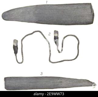 Tribù native del Sud-Est Australia Fig 33 - denti estratti a Yuin Kuringal. Foto Stock
