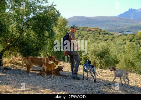 Carcabuey, Sierras Subbeticas, Provincia di Cordova, Andalusia, Spagna Foto Stock